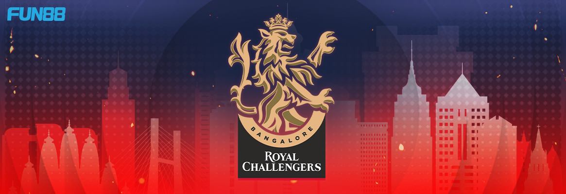 Royal Challengers Banglore’s logo on a red background