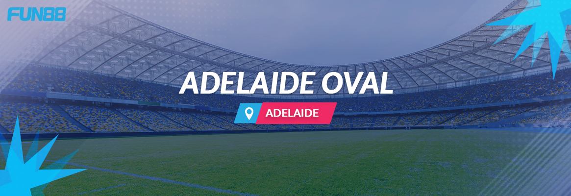 adelaide oval stadium image in a blue shade with star and fun88 logo